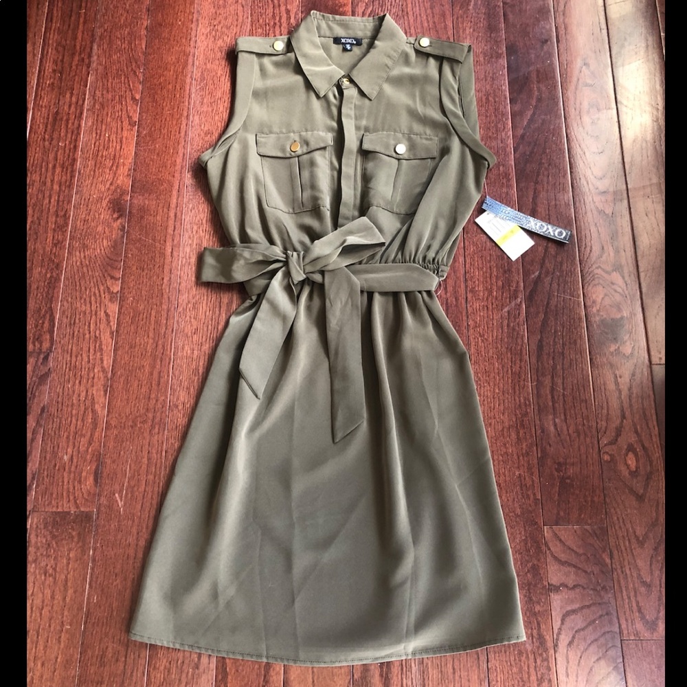 XOXO Army Green dress